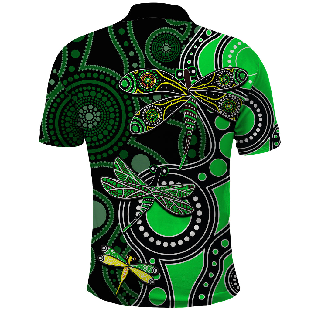 aboriginal-dragonfly-polo-shirt-green-style