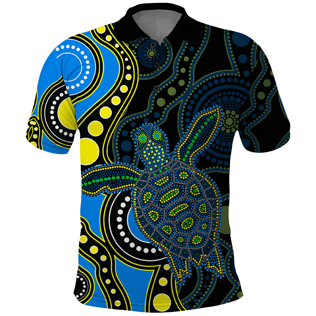 aboriginal-turtle-polo-shirt-blue-style