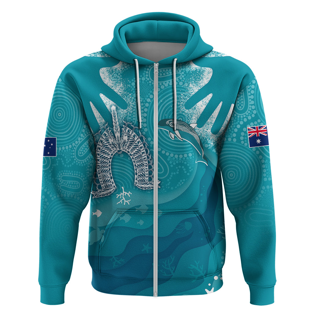 naidoc-week-2023-hoodie-for-our-elders-torres-strait-dolphin-aboriginal-dot-arts