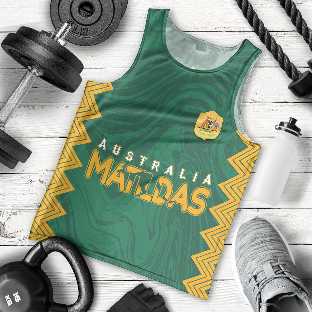 personalised-aussie-matildas-men-tank-top-2023-women-world-cup-marble-patterns-green