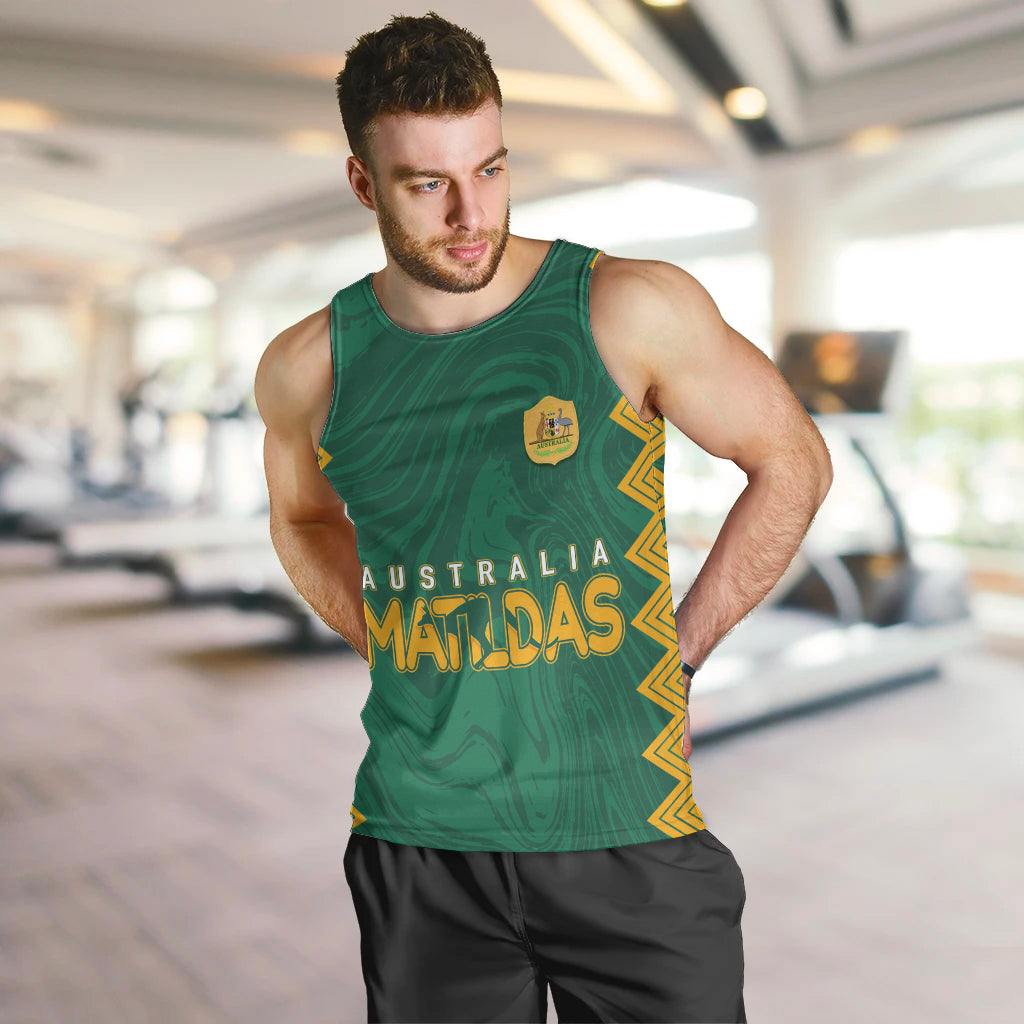 personalised-aussie-matildas-men-tank-top-2023-women-world-cup-marble-patterns-green