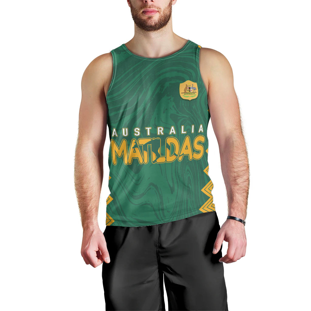 personalised-aussie-matildas-men-tank-top-2023-women-world-cup-marble-patterns-green