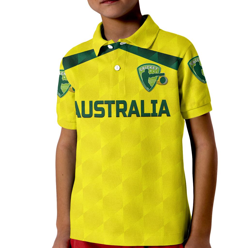 custom-personalised-australia-cricket-kid-polo-shirt-aussie-unique-yellow