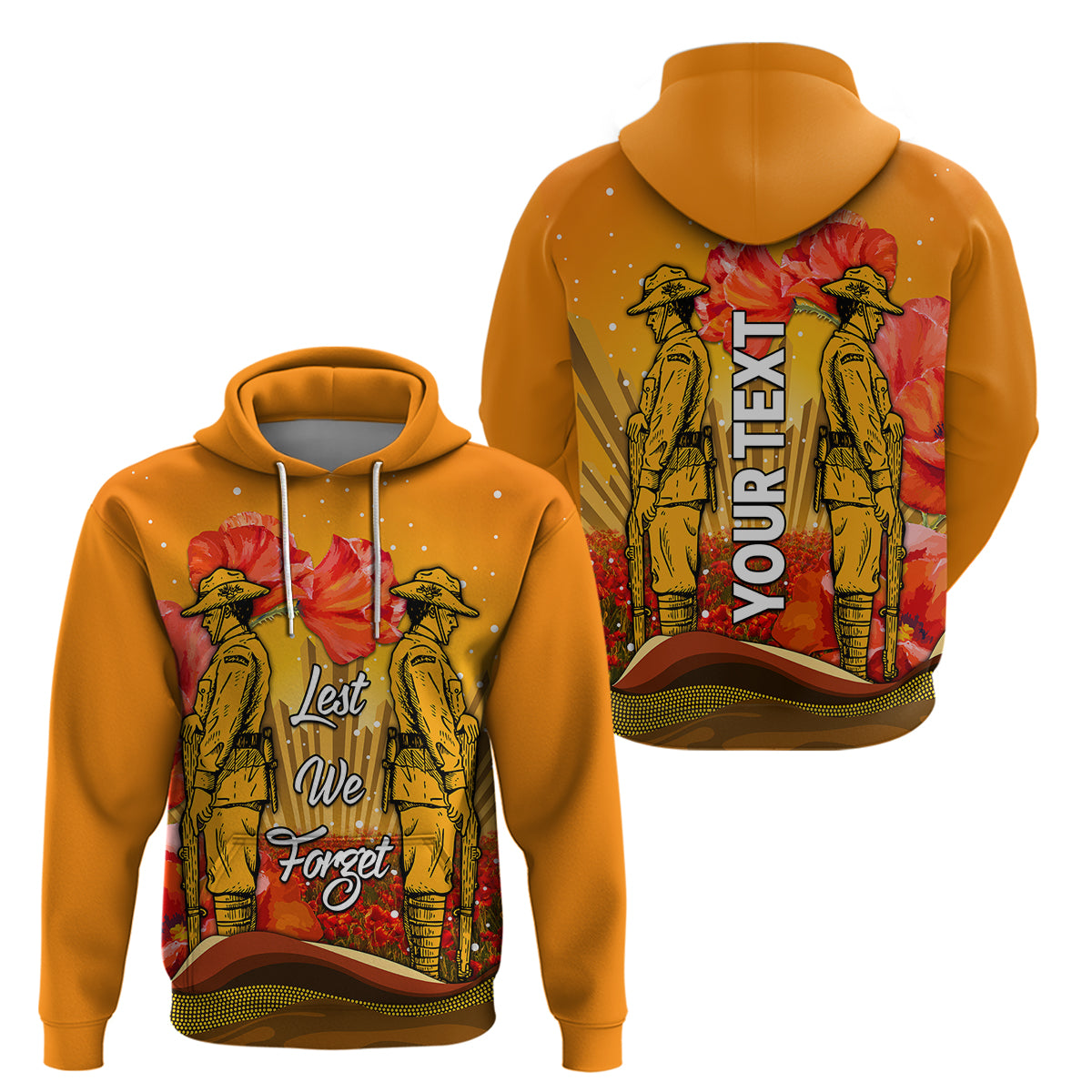 custom-personalised-aboriginal-anzac-day-hoodie-soldier-poppy-vibe