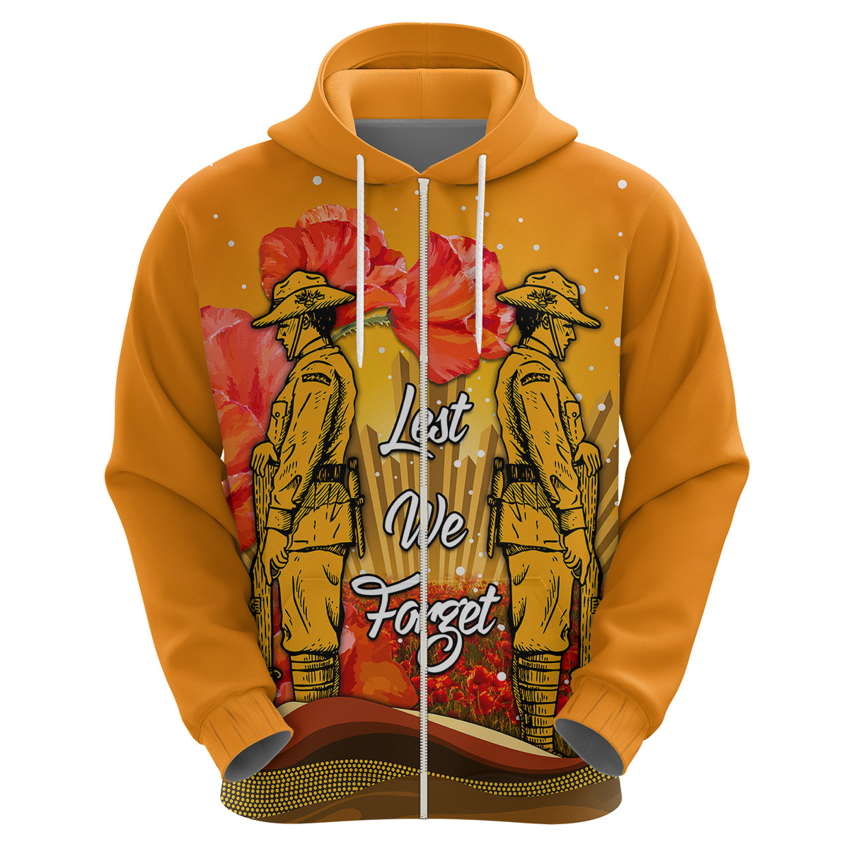 custom-personalised-aboriginal-anzac-day-hoodie-soldier-poppy-vibe