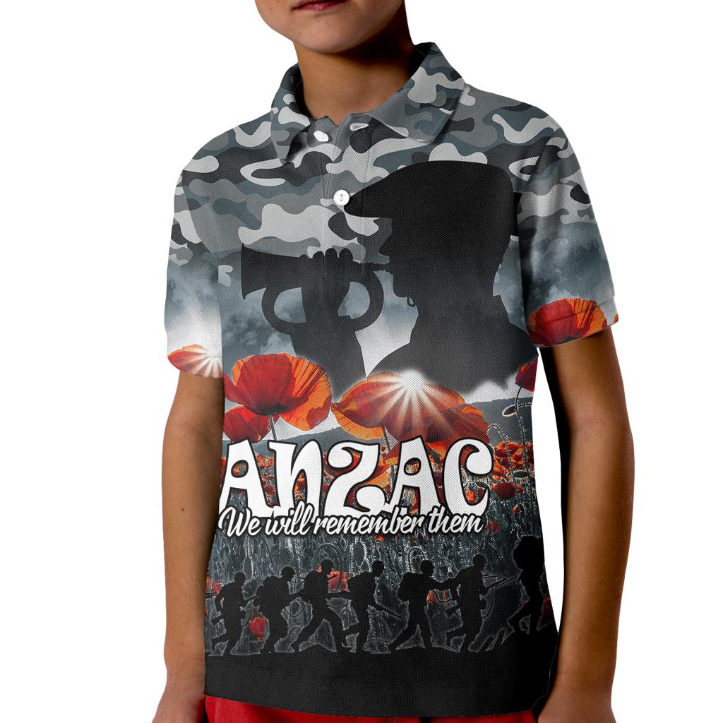 custom-personalised-anzac-day-kid-polo-shirt-soldier-poppy-vibe