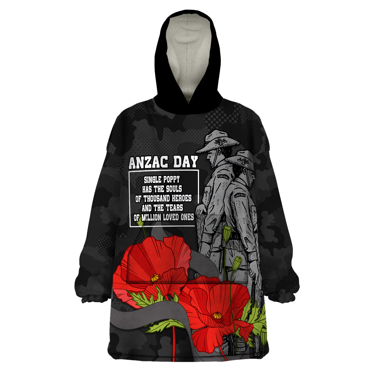 custom-personalised-anzac-day-wearable-blanket-hoodie-soldiers-fighting-at-war