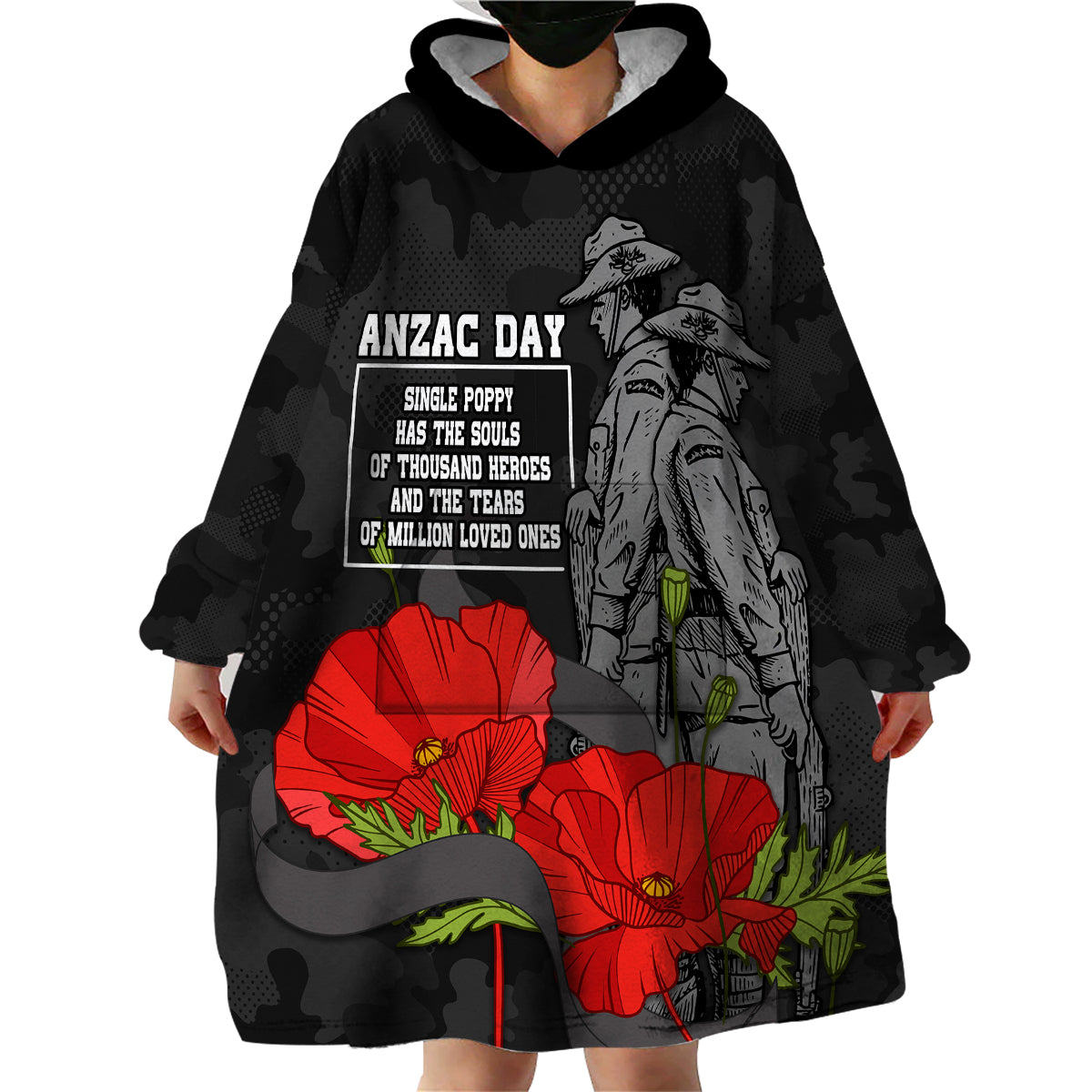 custom-personalised-anzac-day-wearable-blanket-hoodie-soldiers-fighting-at-war