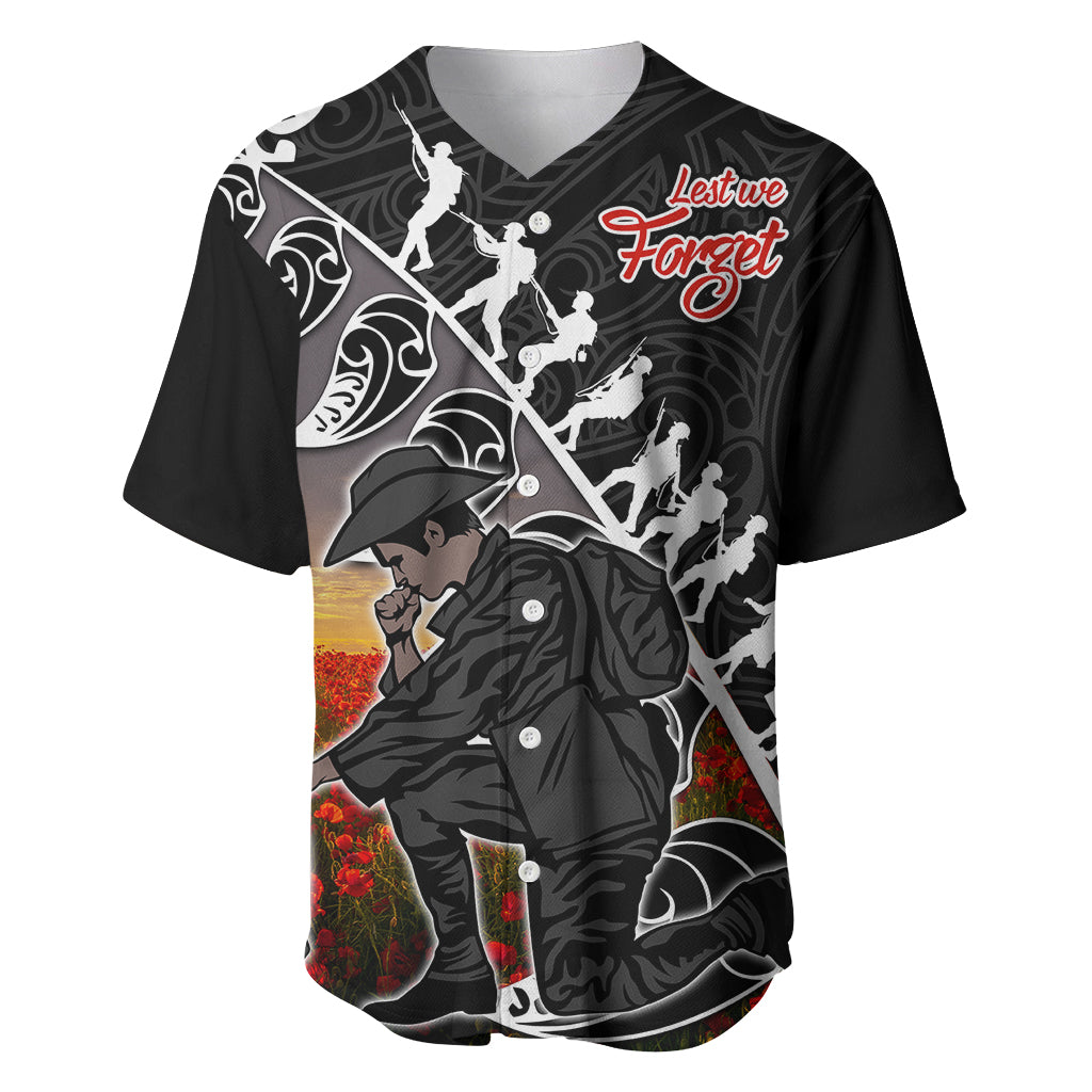 custom-personalised-aotearoa-anzac-day-baseball-jersey-maori-fern-with-poppy-vibe