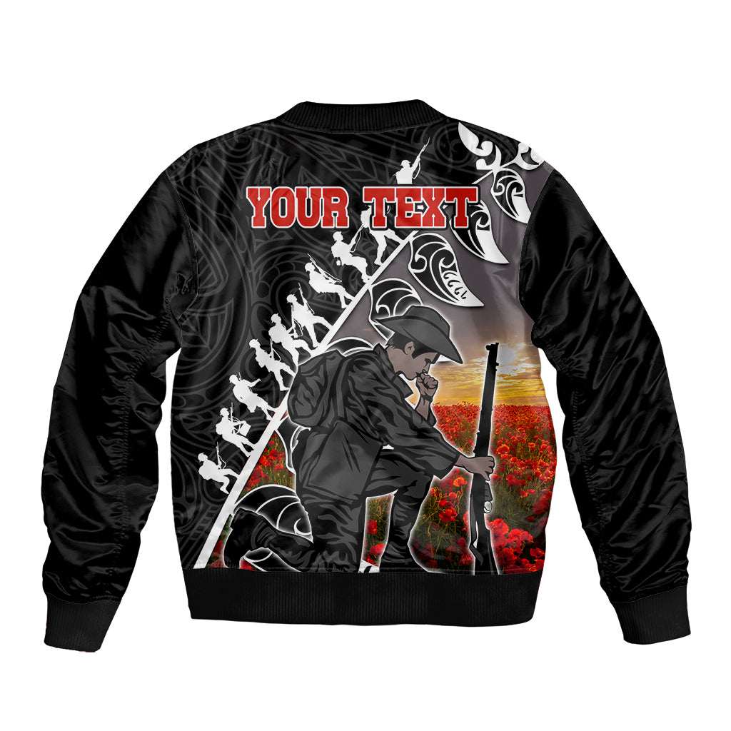 custom-personalised-aotearoa-anzac-day-bomber-jacket-maori-fern-with-poppy-vibe