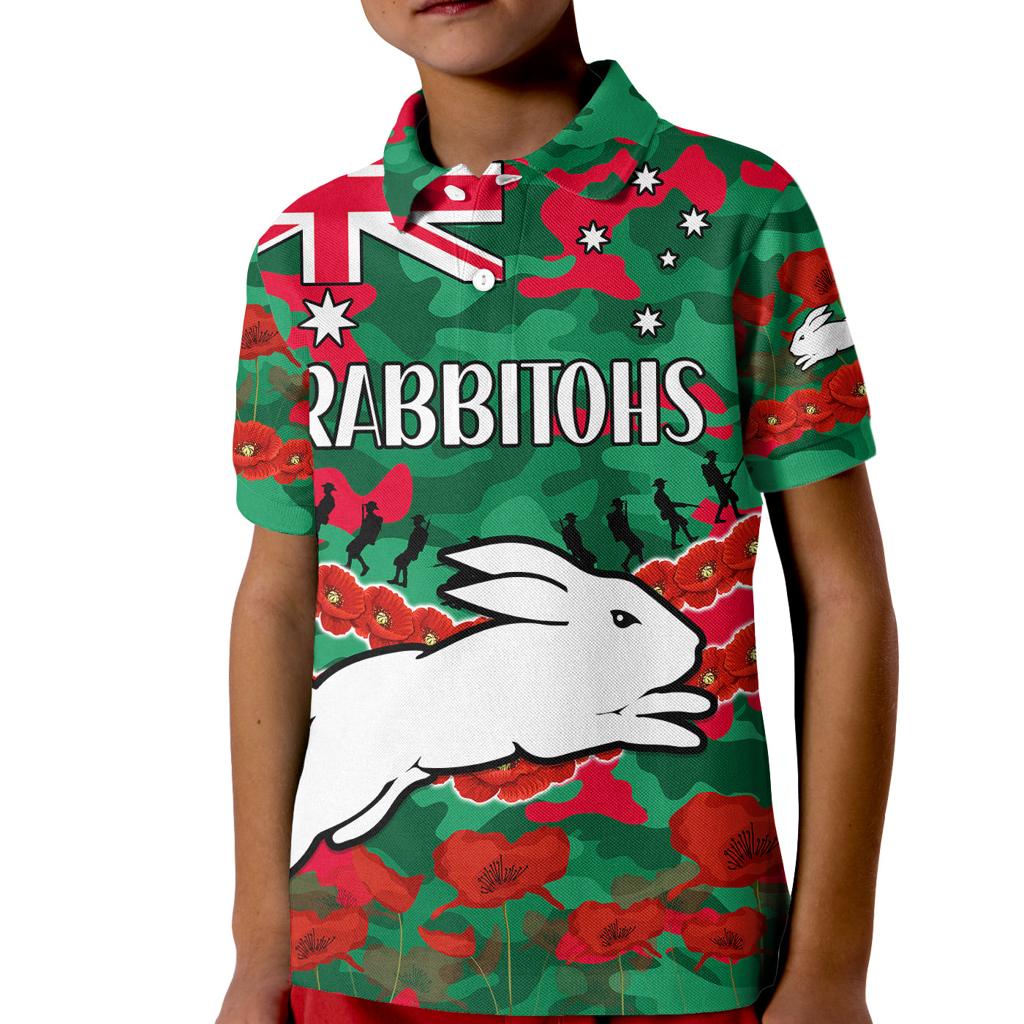 rabbitohs-rugby-anzac-kid-polo-shirt-lest-we-forget