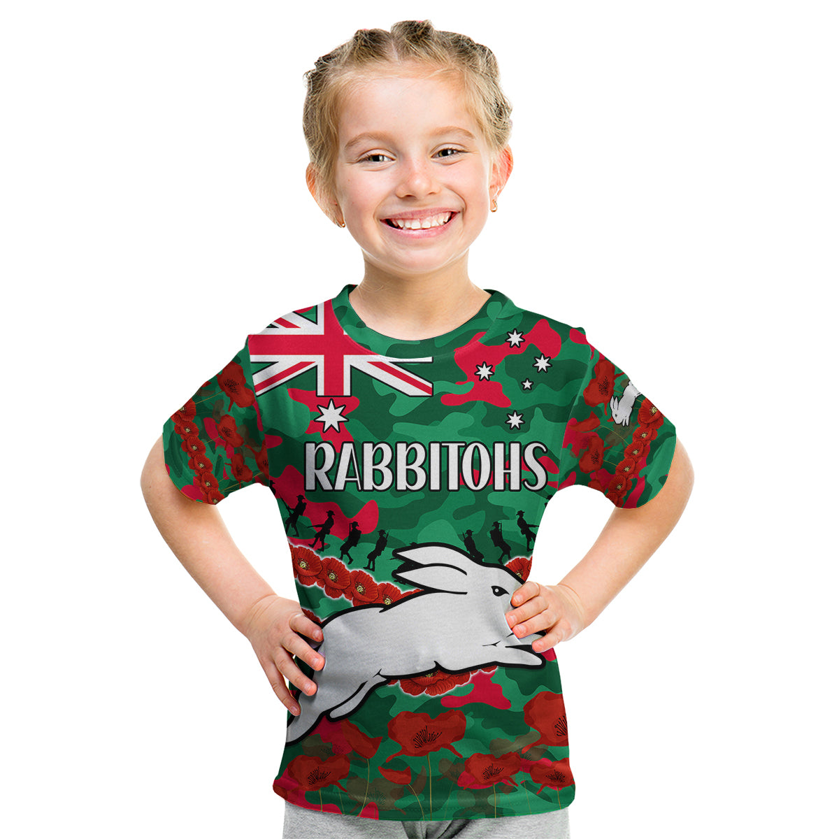 rabbitohs-rugby-anzac-kid-t-shirt-lest-we-forget