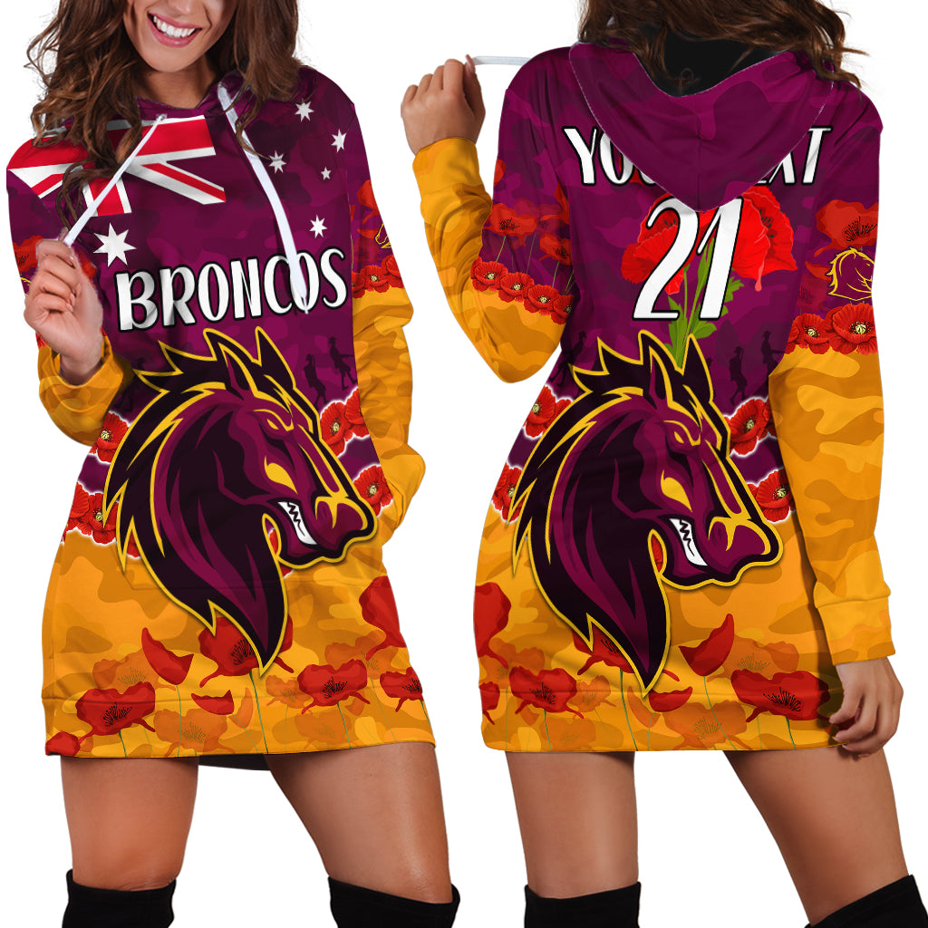 custom-text-and-number-broncos-rugby-anzac-hoodie-dress-lest-we-forget