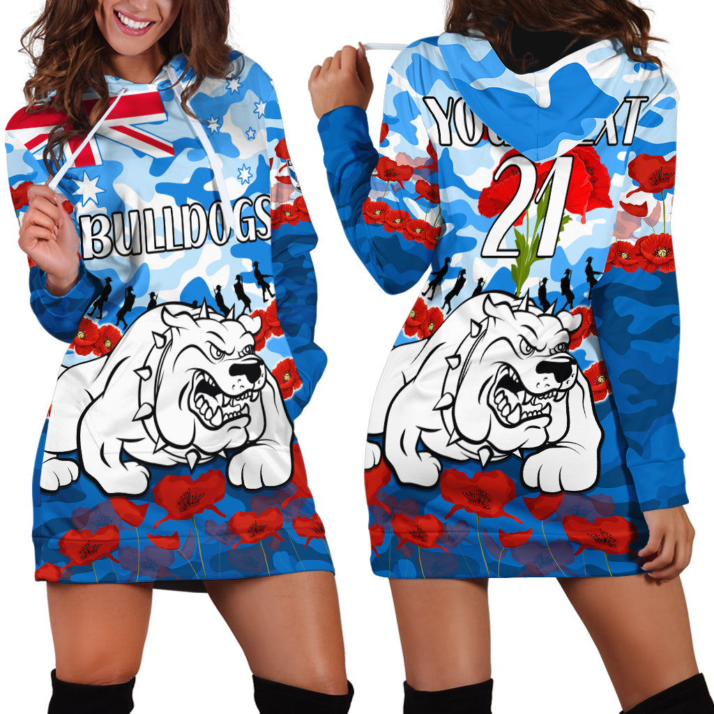 custom-text-and-number-bulldogs-rugby-anzac-hoodie-dress-lest-we-forget