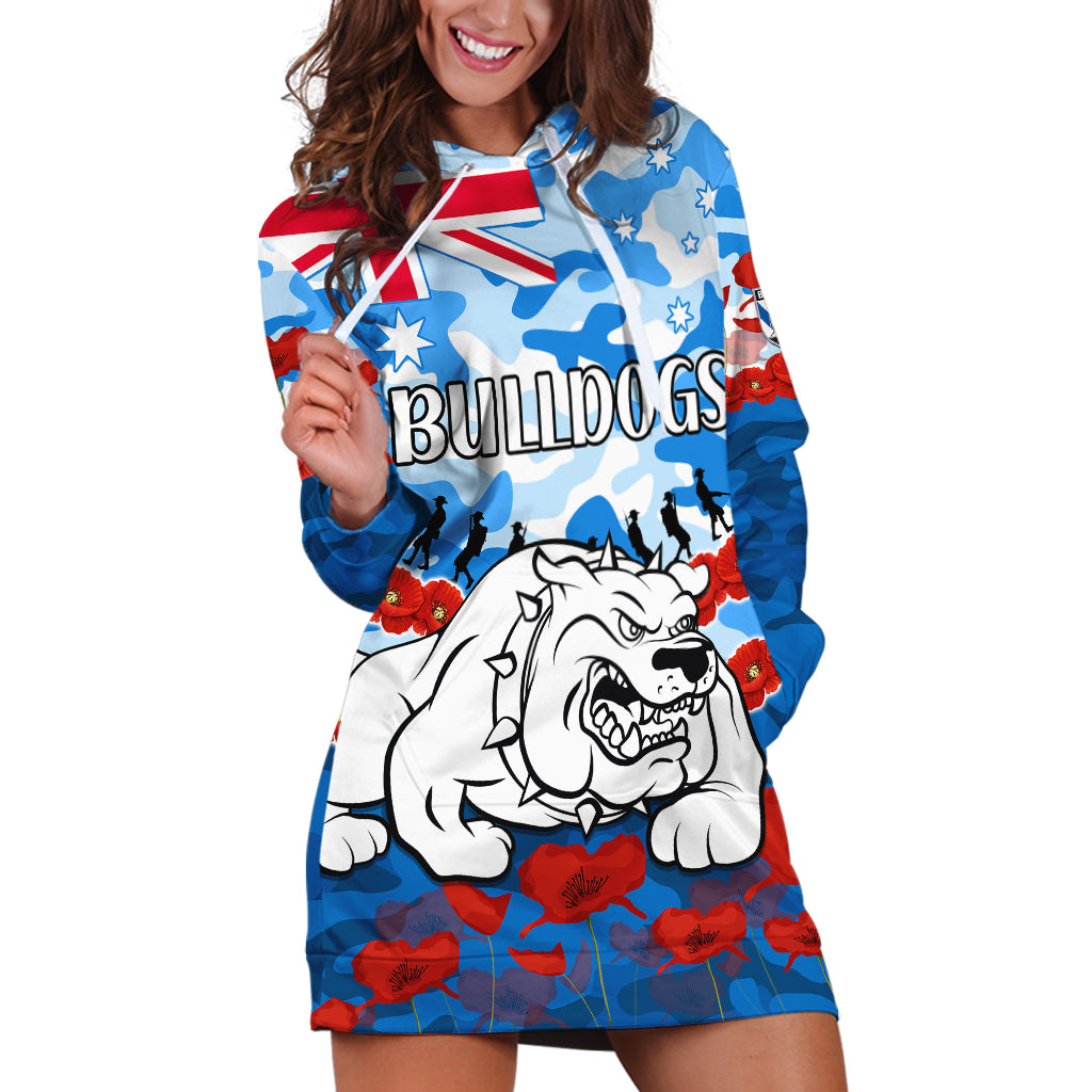 custom-text-and-number-bulldogs-rugby-anzac-hoodie-dress-lest-we-forget