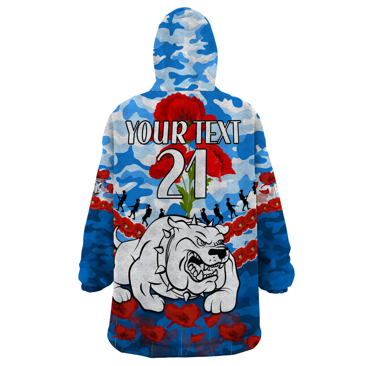 custom-text-and-number-bulldogs-rugby-anzac-wearable-blanket-hoodie-lest-we-forget