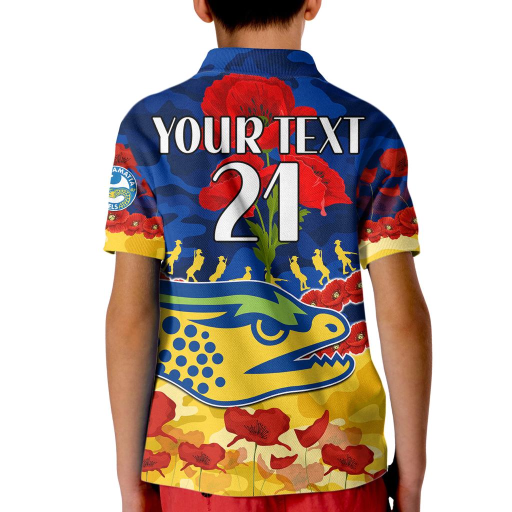 custom-text-and-number-eels-rugby-anzac-kid-polo-shirt-lest-we-forget