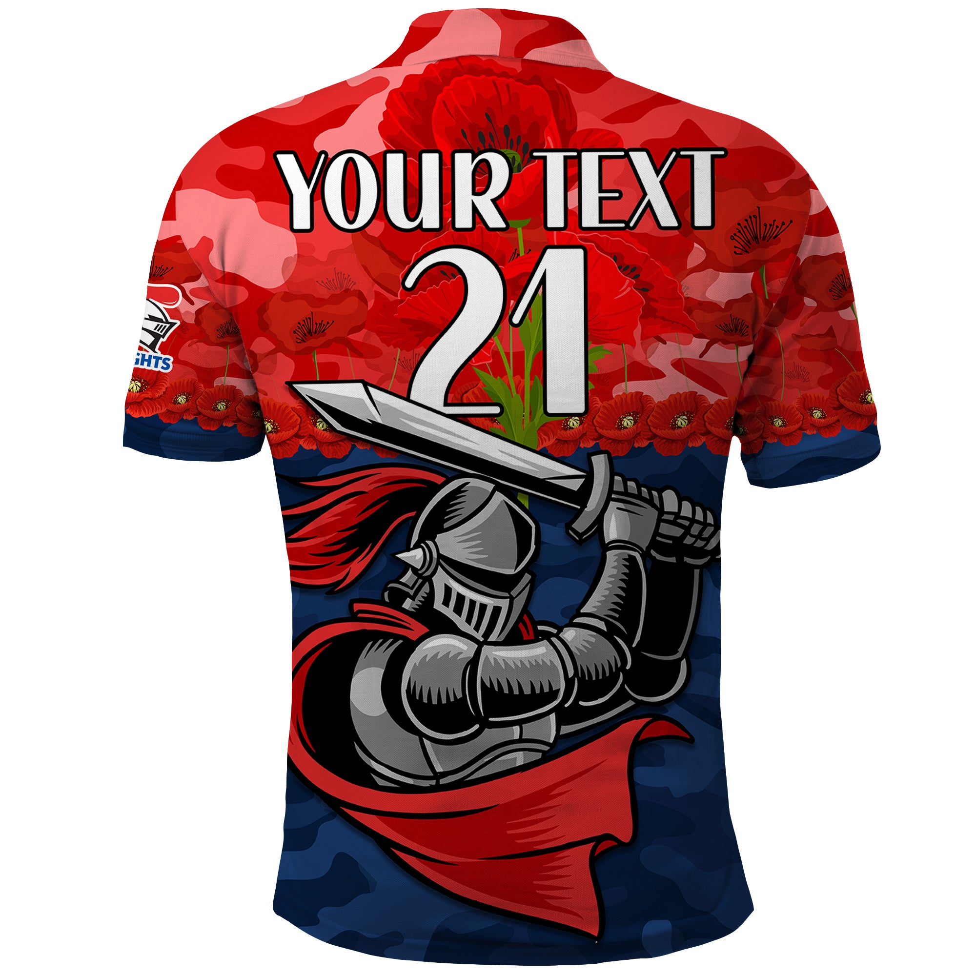 custom-text-and-number-knights-rugby-anzac-polo-shirt-lest-we-forget