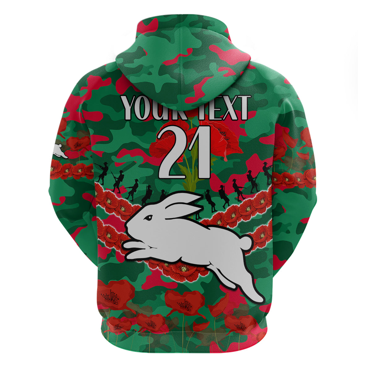 custom-text-and-number-rabbitohs-rugby-anzac-hoodie-lest-we-forget