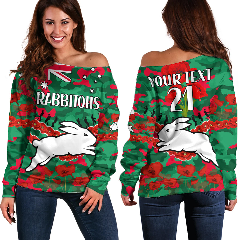 custom-text-and-number-rabbitohs-rugby-anzac-off-shoulder-sweater-lest-we-forget