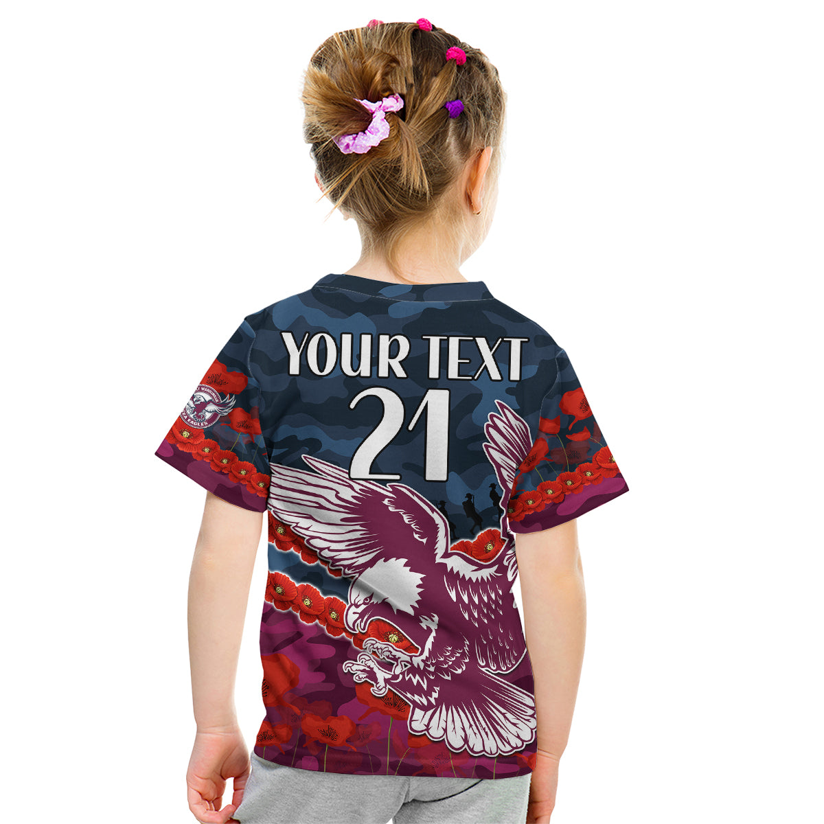 custom-text-and-number-sea-eagles-rugby-anzac-kid-t-shirt-lest-we-forget