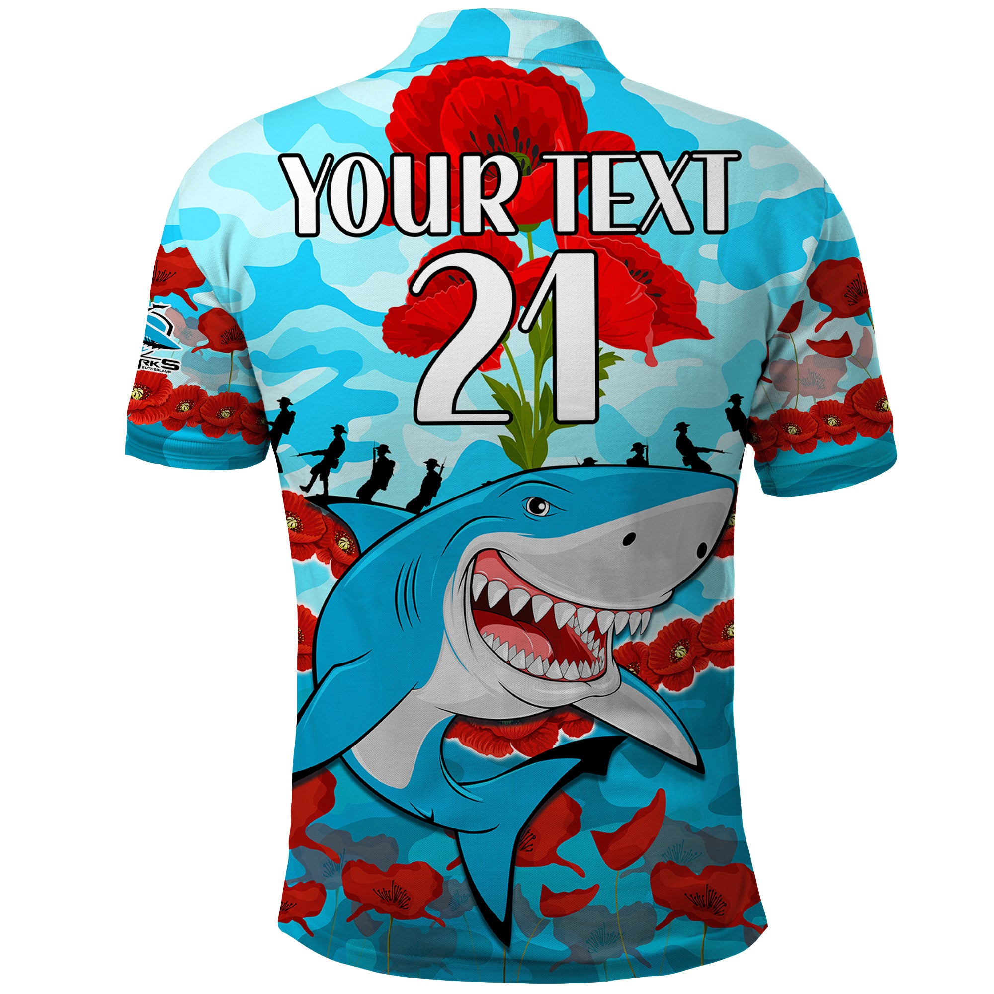 custom-text-and-number-sharks-rugby-anzac-polo-shirt-lest-we-forget