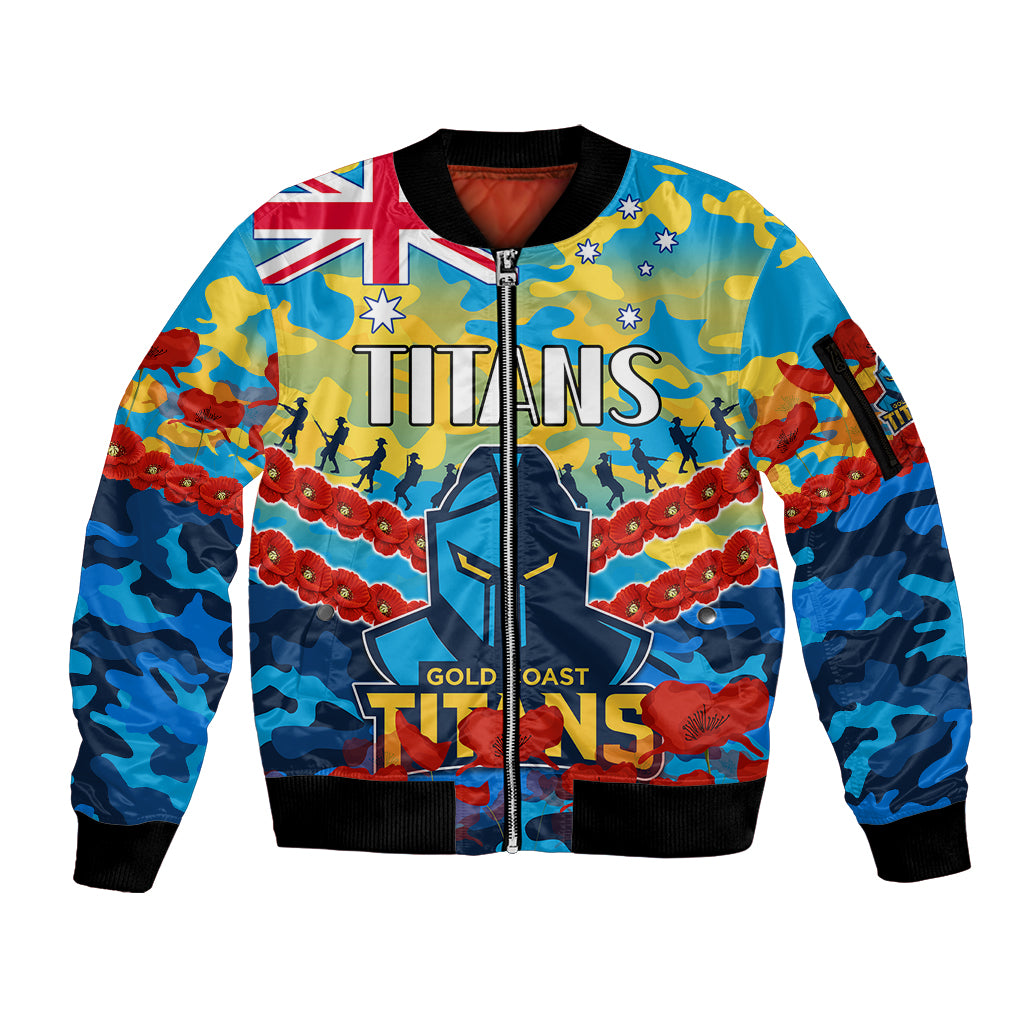 custom-text-and-number-titans-rugby-anzac-sleeve-zip-bomber-jacket-lest-we-forget