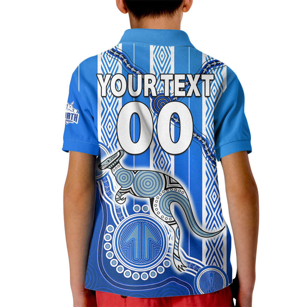 custom-text-and-number-kangaroos-indigenous-kid-polo-shirt-north-melbourne-football