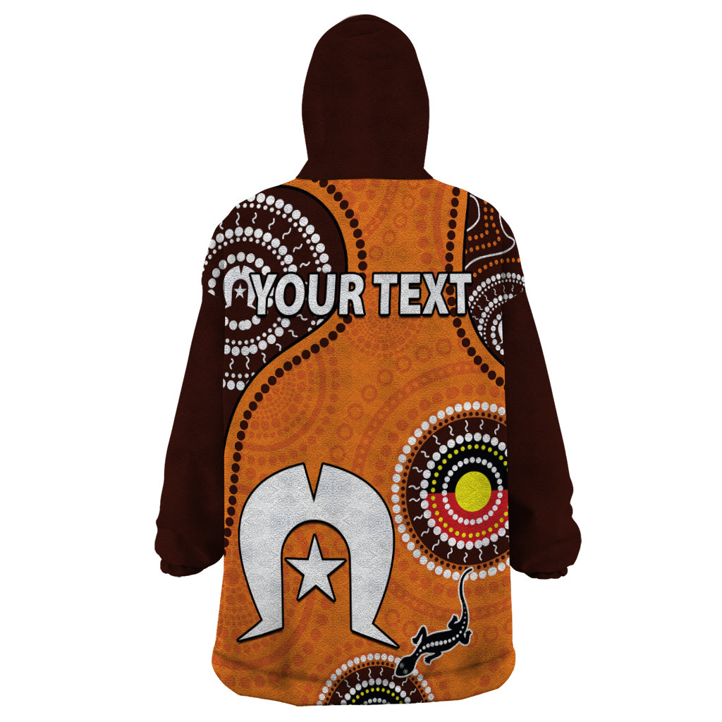 custom-personalised-2023-naidoc-week-wearable-blanket-hoodie-lizard-aboriginal