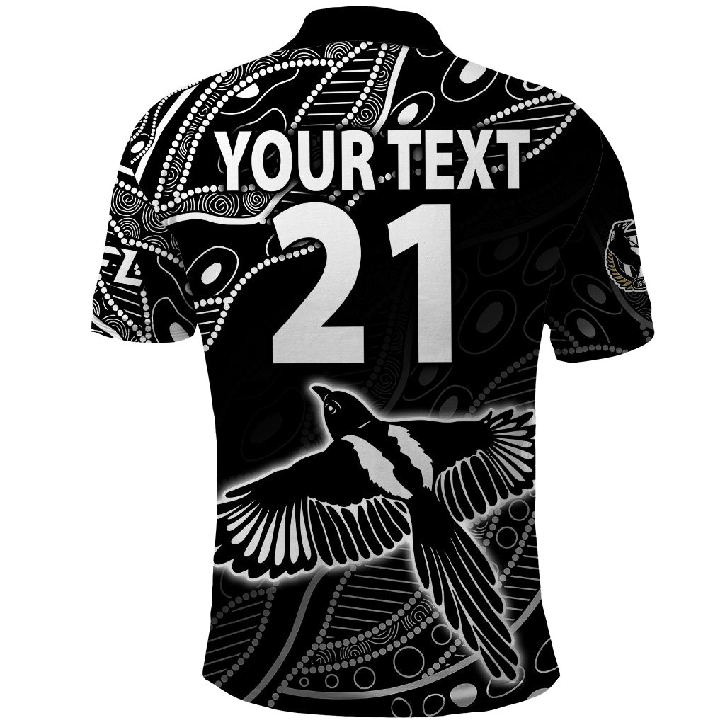 custom-text-and-number-2023-collingwood-magpies-football-polo-shirt-pies-founded-1892