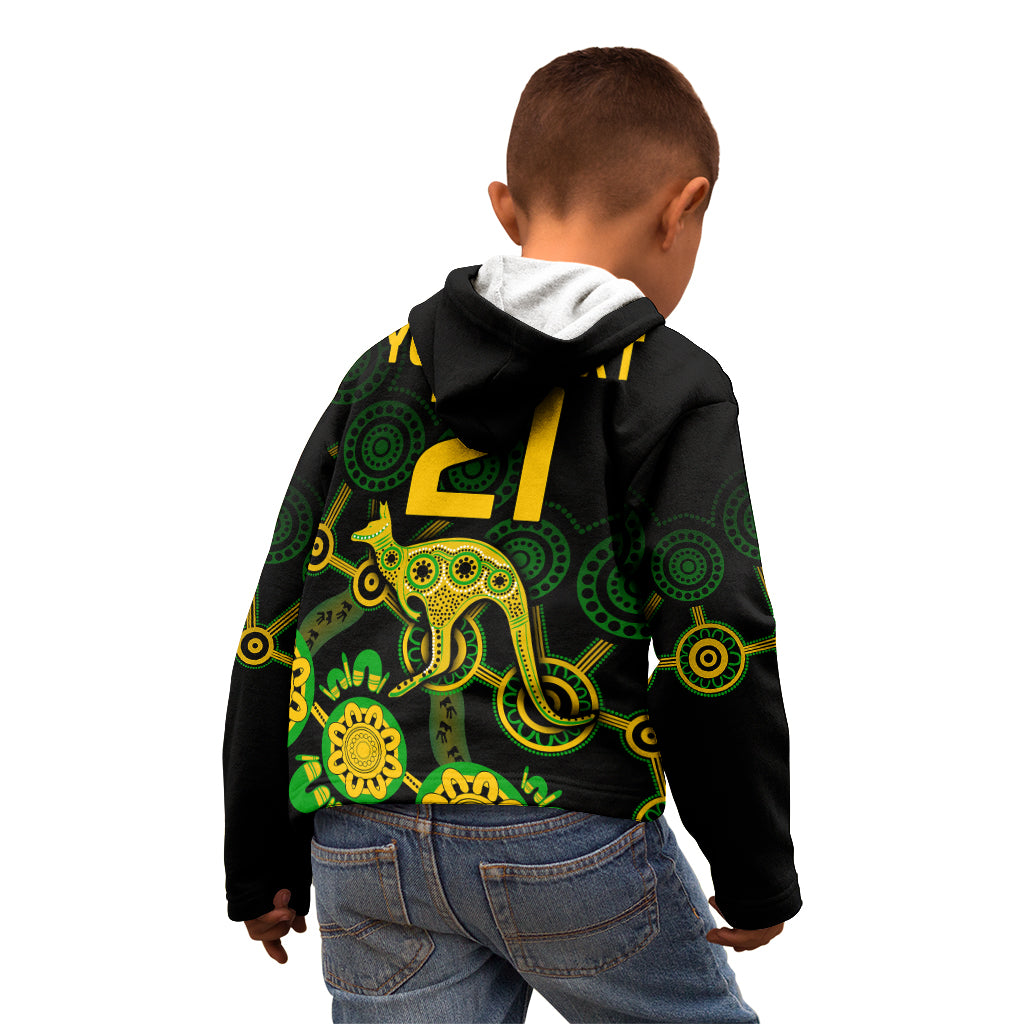 custom-text-and-number-australia-soccer-kid-hoodie-matildas-world-cup-with-kangaroo