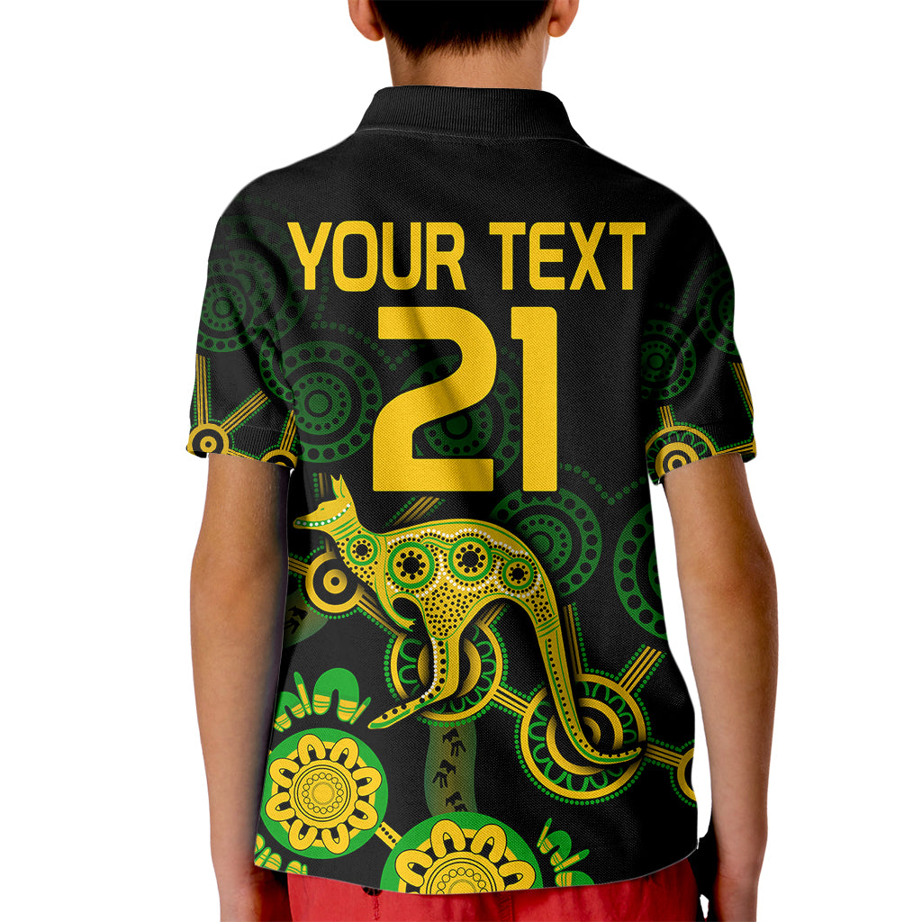 custom-text-and-number-australia-soccer-kid-polo-shirt-matildas-world-cup-with-kangaroo