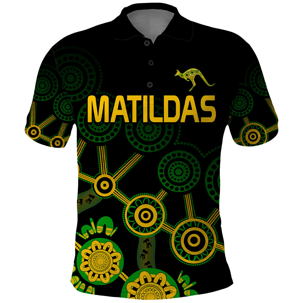 custom-text-and-number-australia-soccer-polo-shirt-matildas-world-cup-with-kangaroo