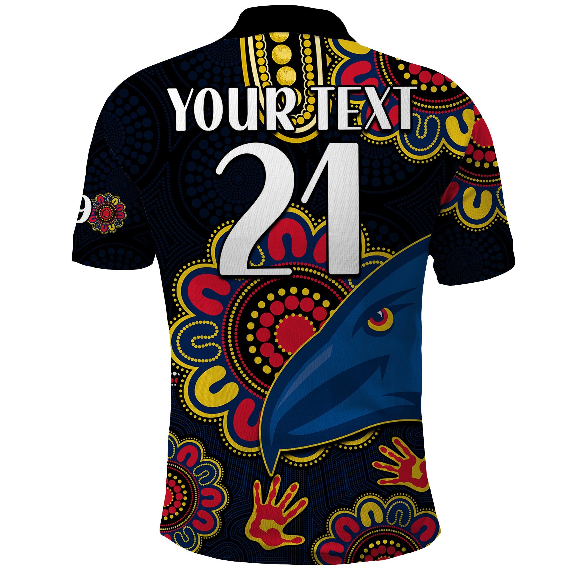 custom-personalised-afl-adelaide-football-the-crows-1990-aboriginal-polo-shirt