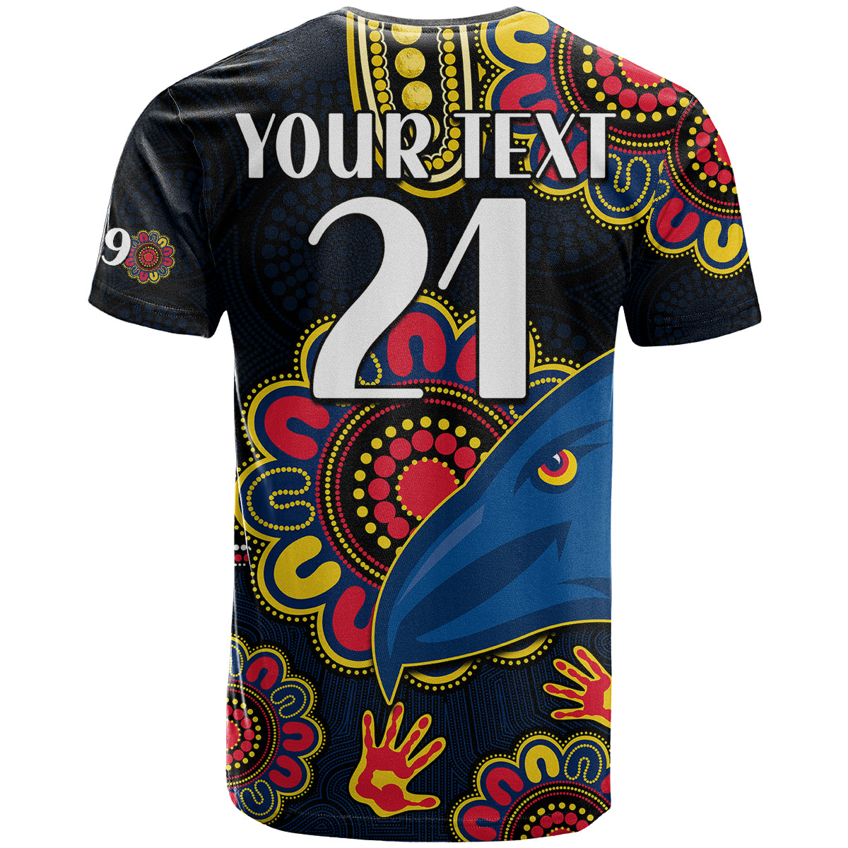 custom-personalised-afl-adelaide-football-the-crows-1990-aboriginal-t-shirt