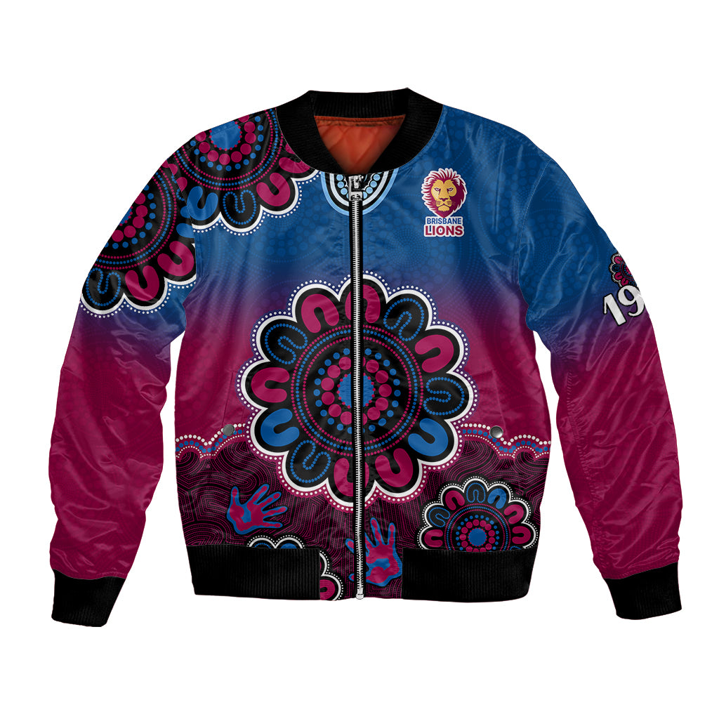 custom-personalised-afl-brisbane-lions-1996-aboriginal-bomber-jacket