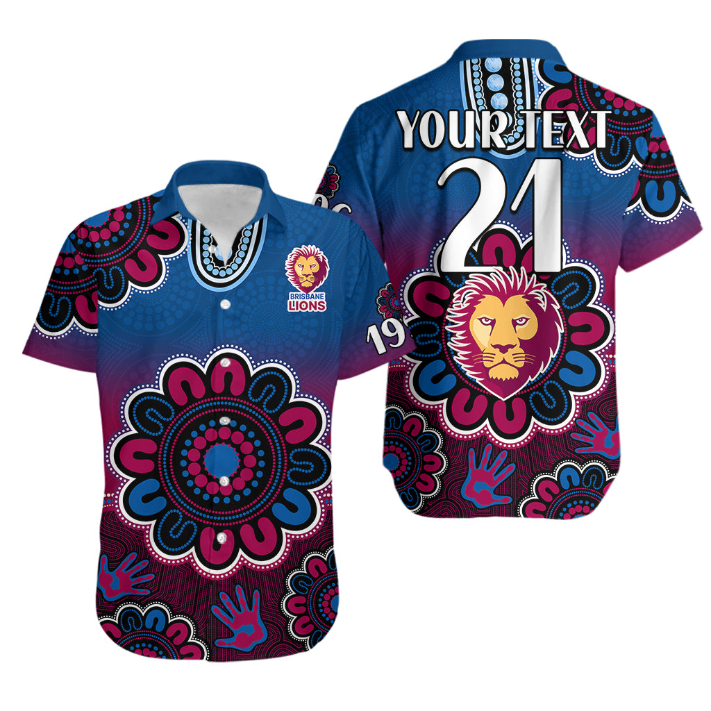 custom-personalised-afl-brisbane-lions-1996-aboriginal-hawaiian-shirt