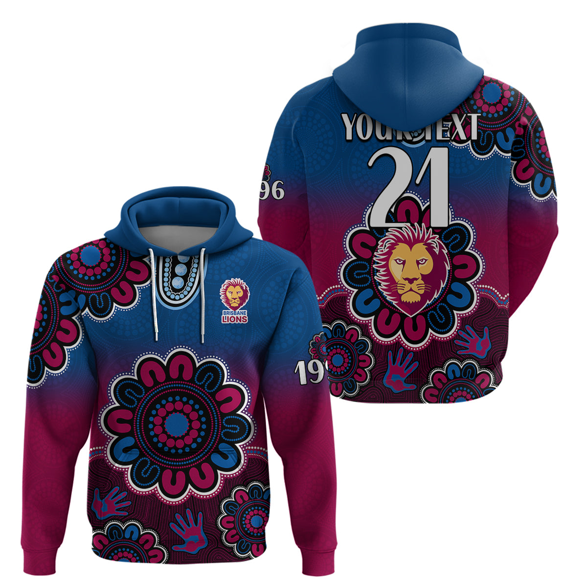 custom-personalised-afl-brisbane-lions-1996-aboriginal-hoodie