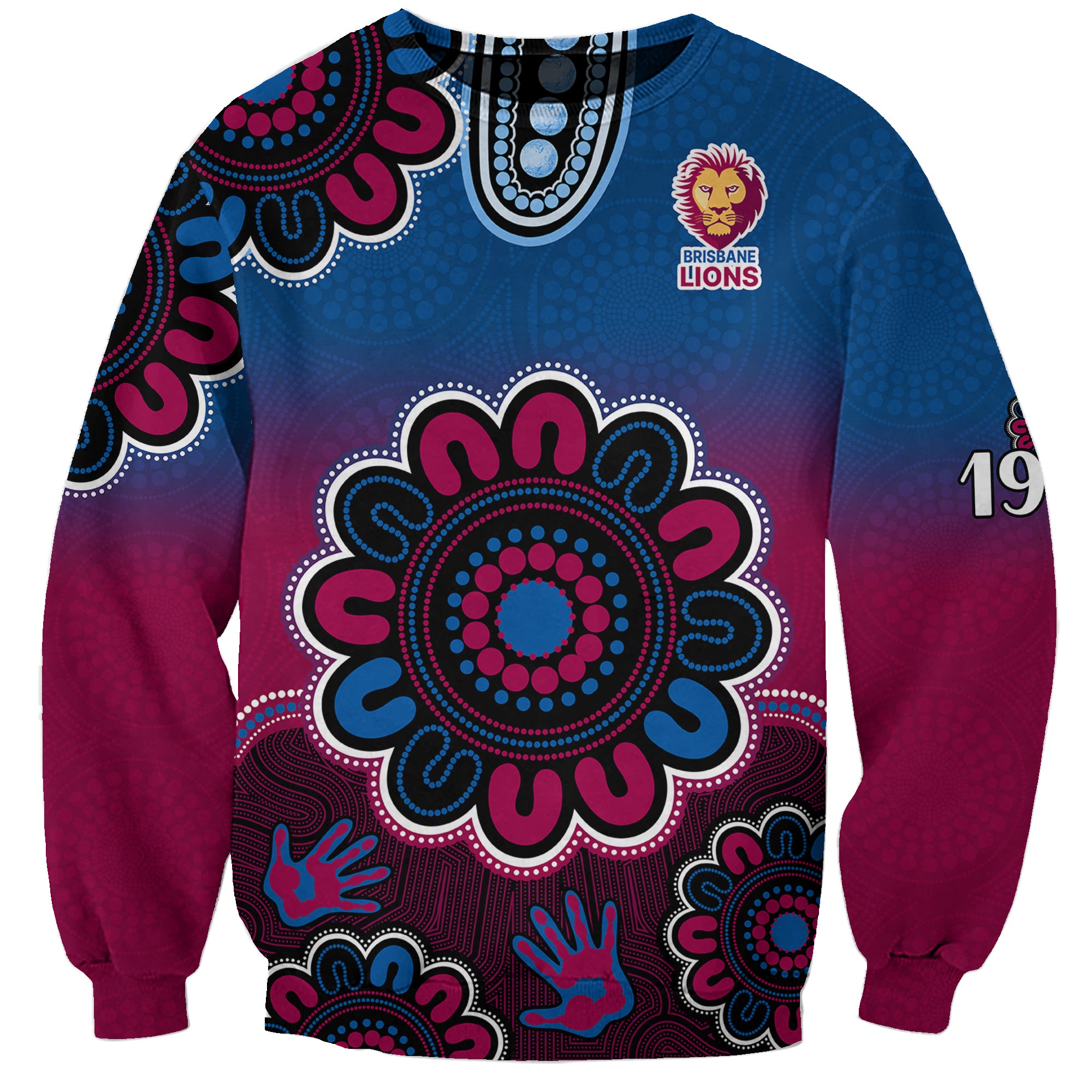 custom-personalised-afl-brisbane-lions-1996-aboriginal-sweatshirt