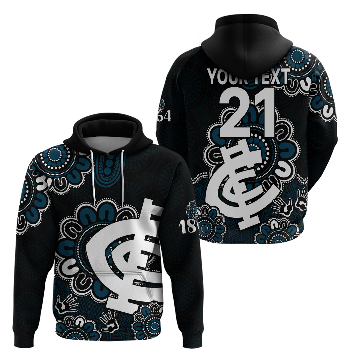 custom-personalised-afl-carlton-blues-1864-aboriginal-hoodie