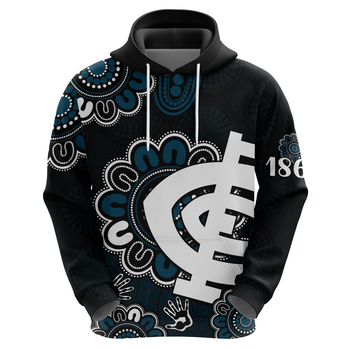 custom-personalised-afl-carlton-blues-1864-aboriginal-hoodie