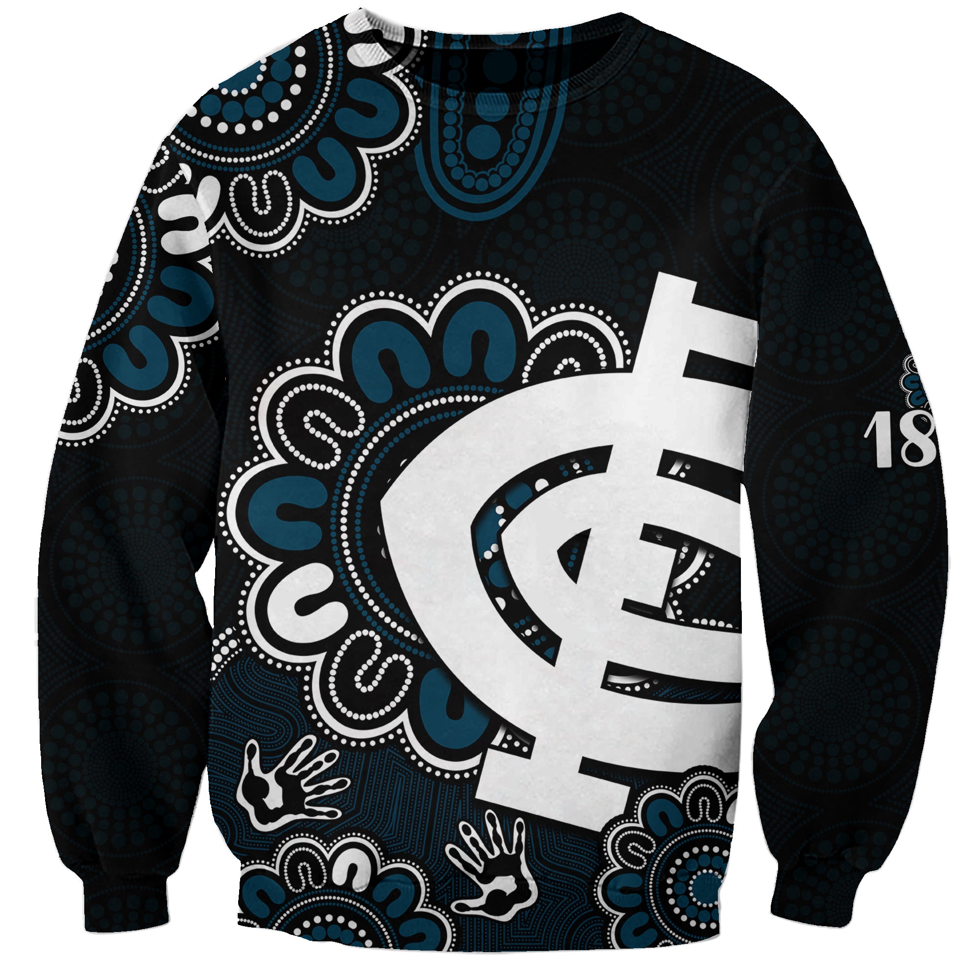 custom-personalised-afl-carlton-blues-1864-aboriginal-sweatshirt