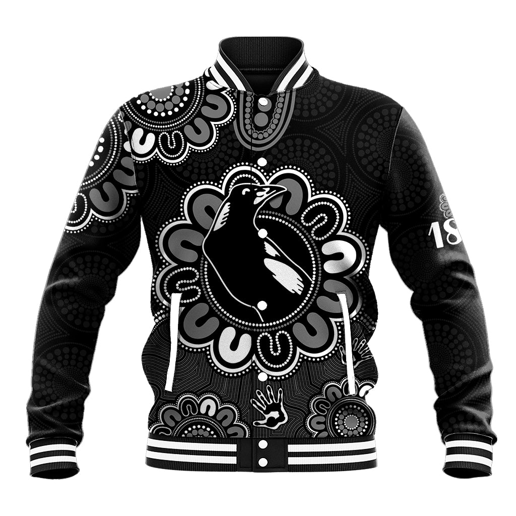 custom-personalised-afl-collingwood-magpies-1892-aboriginal-baseball-jacket