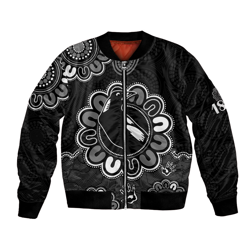 custom-personalised-afl-collingwood-magpies-1892-aboriginal-bomber-jacket