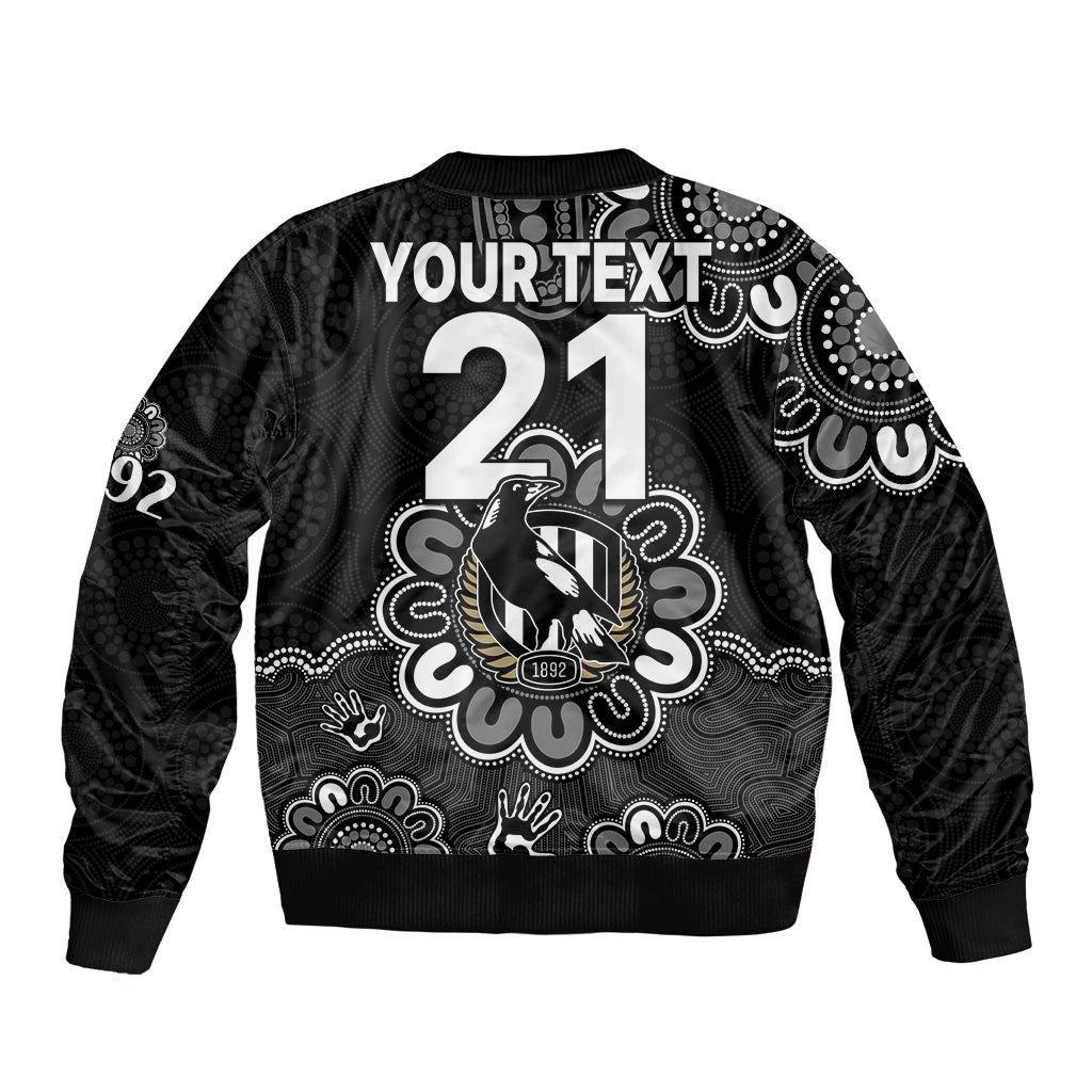 custom-personalised-afl-collingwood-magpies-1892-aboriginal-bomber-jacket