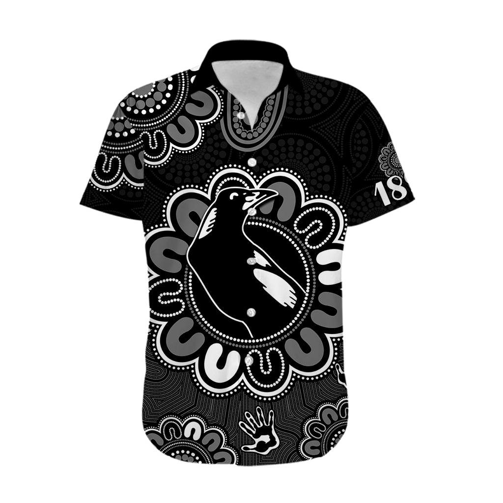 custom-personalised-afl-collingwood-magpies-1892-aboriginal-hawaiian-shirt