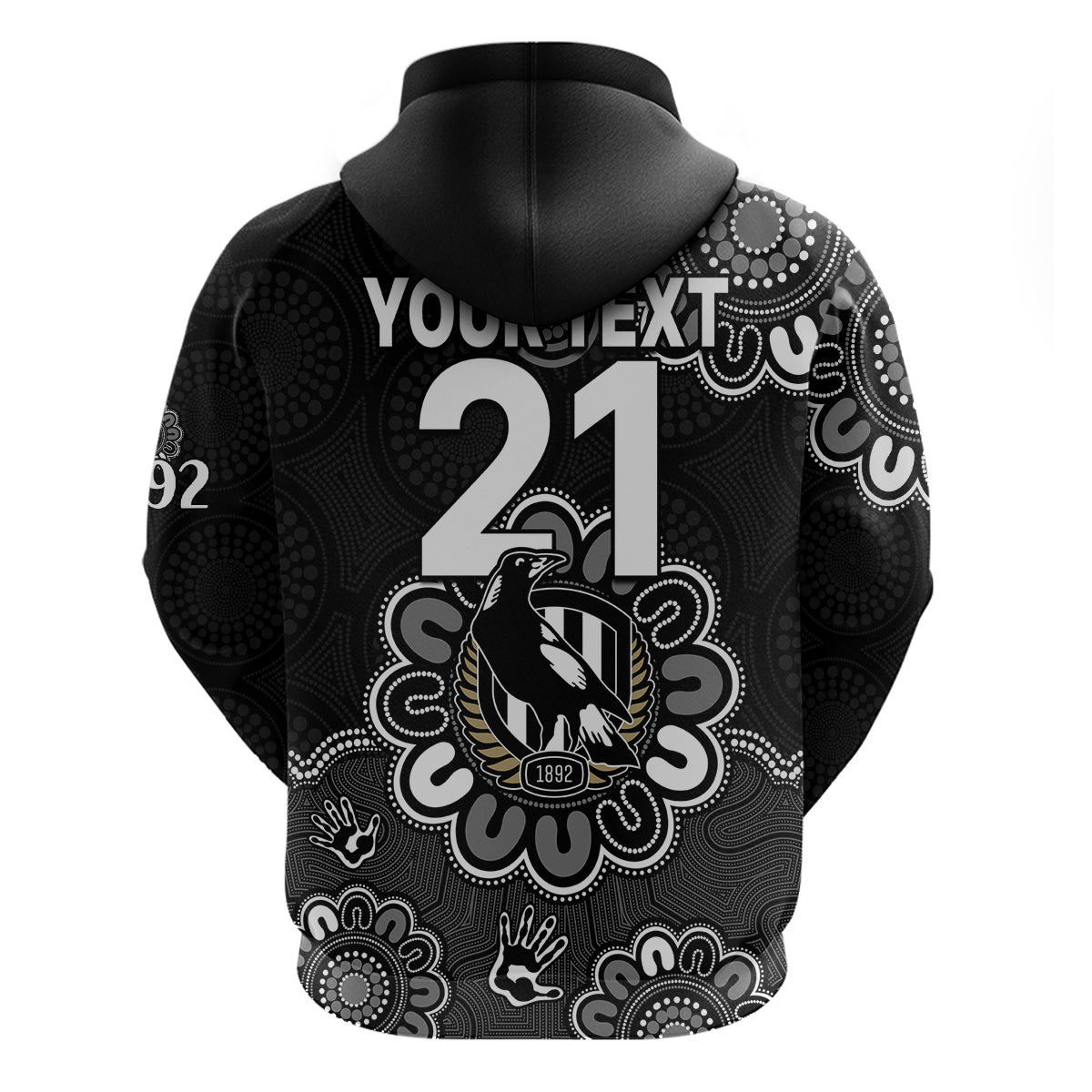 custom-personalised-afl-collingwood-magpies-1892-aboriginal-hoodie