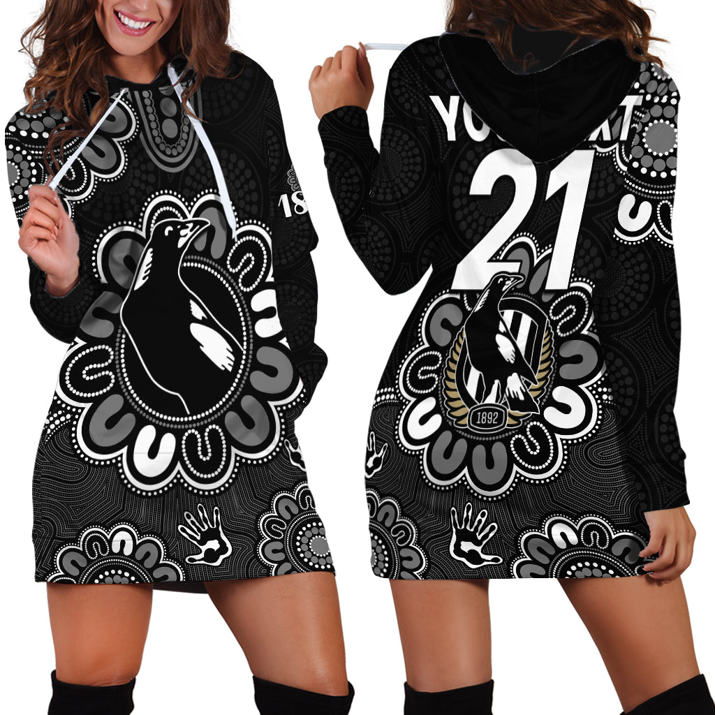 custom-personalised-afl-collingwood-magpies-1892-aboriginal-hoodie-dress