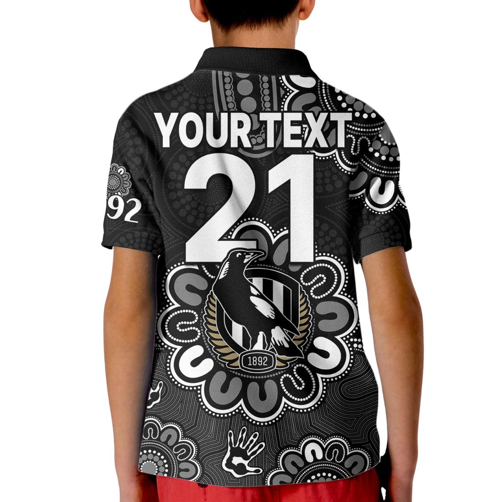 custom-personalised-afl-collingwood-magpies-1892-aboriginal-kid-polo-shirt