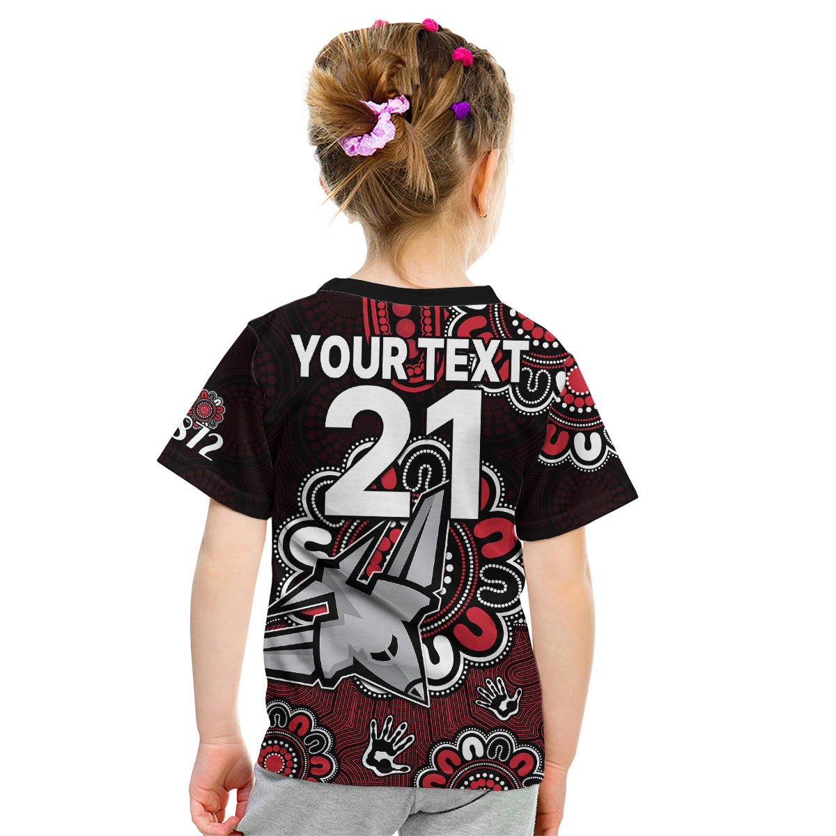 custom-personalised-afl-essendon-bombers-1872-aboriginal-kid-t-shirt